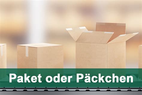 paket oder päckchen